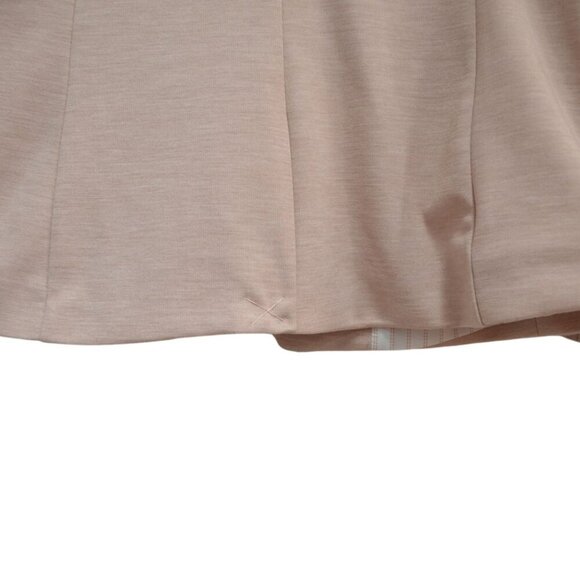 H&M Light Salmon Pink Knit One Button Relaxed Fit Modern Blazer Office Lined - Picture 6 of 12